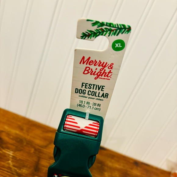 Dog Christmas Bow Tie Collar - NEW - Picture 3 of 4